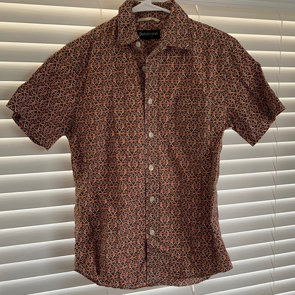 Betabrand men’s button down shirt